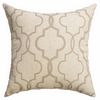 Softline Home Fashions Athens Tile Decorative Pillow in Linen color.