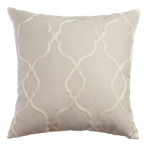 Softline Home Fashions Carlisle Decorative Pillow in Sand color.