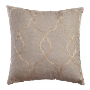 Softline Home Fashions Carlisle Decorative Pillow in Wheat color.