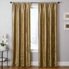 Softline Home Fashions Casablanca Drapery Panels in Antique Gold color.