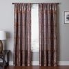 Softline Home Fashions Casablanca Drapery Panels in French Blue/Chocolate color.
