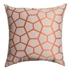 Softline Home Fashions Dijon Decorative Pillow in Orange color.