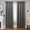 Softline Home Fashions Exeter Drapery Panels in Pewter color.