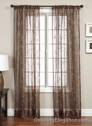 Softline Lindero Drapery Panels is available in 6 color combinations.