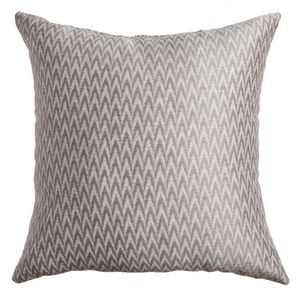 Softline Home Fashions Drapery Morgan Chevron Panel and Pillow - Silver