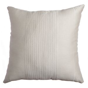 Softline Home Fashions Morgan Stripe Panel and Pillow - White