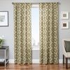 Softline Home Fashions Norwalk Drapery Panels in Citron color.