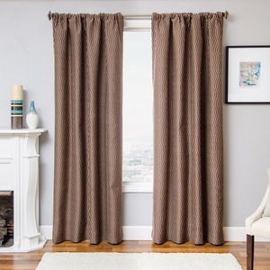 Softline Home Fashions Palmira Drapery Panels in Designer Brown color.