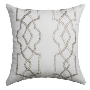 Softline Home Fashions Quail decorative pillow in Champagne color.