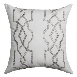 Softline Home Fashions Quail Decorative Pillow in Silver color.
