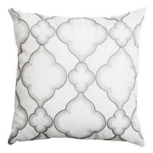 Softline Home Fashions Zermatt Decorative Pillow in Pewter color.