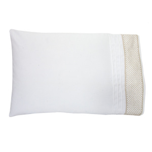 Wildcat Territory Bedding White Birdseye Pique Pillowcase